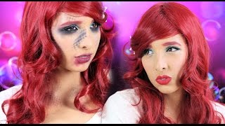 Maquillaje ARIEL LA SIRENITA [upl. by Nyleak]