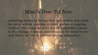 Missile Over Tel Aviv Political Commentary by Nasser Kandil Sep 26 2024 [upl. by Keller]