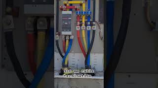 300 mm cable termination vairalvideo electricalwork [upl. by Neetsirk801]