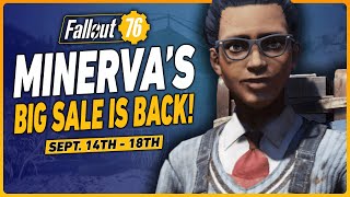 Fallout 76 Minerva Big Sale Location September 14th  18th [upl. by Nigam59]