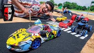 RC Car Racing Challenge on Mini Highway  Looser Will Eat JOLOCHIP🥵 [upl. by Pollock268]