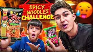 Spicy noodles challenge with kunali 🥵 [upl. by Aileahcim]