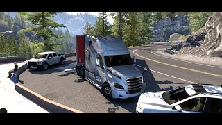 drive with freightliner cascadia ATS v150 [upl. by Daye]