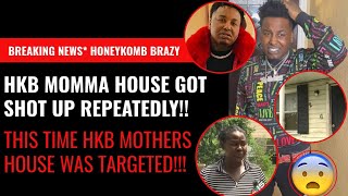 Breaking News HoneyKomb Brazys Mothers House Gets Shot Up OPPS Keep Shooting Rappers Moms Home [upl. by Aima978]