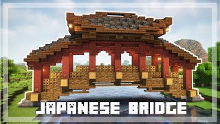 Minecraft How to Build a Japanese Bridge Modular Design  Tutorial [upl. by Donald]