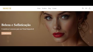 site em HTML e css cosméticos [upl. by Itsur868]