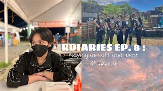 RDIARIES EP8  Playing airsoft and went shopping  Roce Ordoñez [upl. by Eidna]