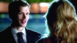 KLAUS AND CAROLINE FIRST KISS THE VAMPIRE DIARIES S4 THE ORIGINALS [upl. by Gathers5]