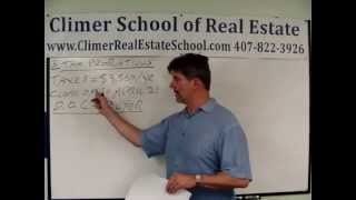 Real Estate Math Free Practice Test1 No 3 Tax Proration Problem [upl. by Elleon]