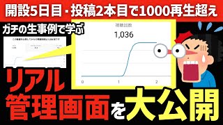 YouTube伸ばし方！投稿2本目で1000再生超えリアル事例を大公開 [upl. by Emmit267]