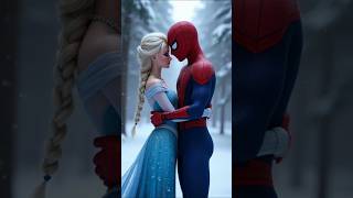 SpiderMan and Elsa vs Bear fight battle spiderman elsa [upl. by Onstad361]