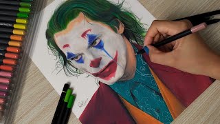 Desenhando o Coringa  Joker  Joaquin Phoenix [upl. by Henleigh]