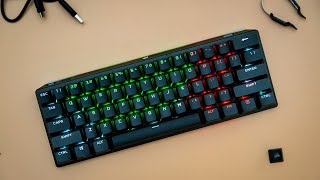 Corsair K70 Pro Mini Wireless Gaming Keyboard Review  One Hell of a Feature List [upl. by Nelyaw]