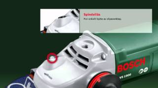 Bosch vinkelsliper PWS 1900 [upl. by Cavan]