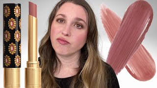 New GUCCI Rouge de Beaute Brilliant Glow amp Care Lipstick  Swatches amp Review [upl. by Philbert]