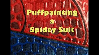 Add Awesome Detail to a Spiderman Cosplay with Puff Paint [upl. by Lehcyar]