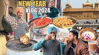 2024 New Year in Amritsar  Kala Shah Amritsari Kulcha  Amritsar Street Food [upl. by Wendi]