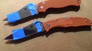 Rex 45  Spyderco PM2 and Para 3 Review and Sharpening [upl. by Alf]