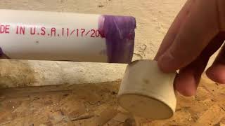 How to cap off a pvc pipe2021 [upl. by Aniehs]