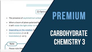 biochemistry  Carbohydrate chemistry 3 [upl. by Christine]