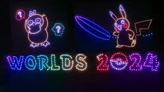 FULL DRONE SHOW  Pokémon World Championships 2024 [upl. by Wadell]