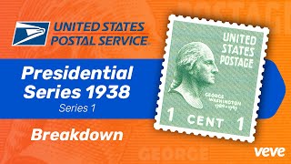 USPS  1938 Presidential Series Prexies  Series 1  VeVe Collectible Breakdown [upl. by Nylcaj183]