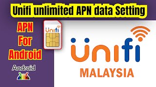 Unifi unlimited fast speed internet settings for Android  cara setting unifi [upl. by Leseil246]