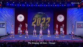 The Cheerleading Worlds Day 2  Stingray Allstars Orange [upl. by Codee]