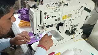 fucen Fc 781D  Button Hole Lockstitch Sewing Machine Smooth operation  kanch button machine [upl. by Gainor]