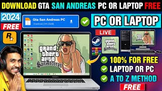 🎮 GTA SAN ANDREAS DOWNLOAD PC FREE  HOW TO DOWNLOAD AND INSTALL GTA SAN ANDREAS IN PC amp LAPTOP [upl. by Etnaled742]