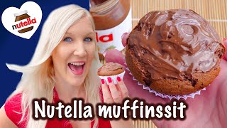 Nutella muffinssit ✨Super helppo ja maukas resepti✨ Shorts [upl. by Hum378]