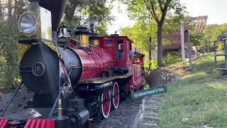 Six Flags St Louis Railroad  Fright Fest 09012023 [upl. by Latterll]