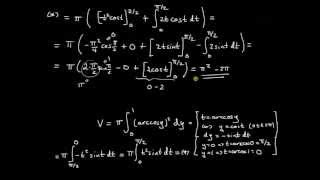 Tillämpningar av integraler del 6  rotationsvolym kring yaxeln metod med invers [upl. by Aurelia]