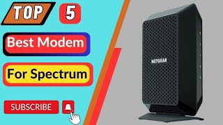 Top 5 Best Modem For Spectrum  Spectrum Compatible Modems [upl. by Kramlich]