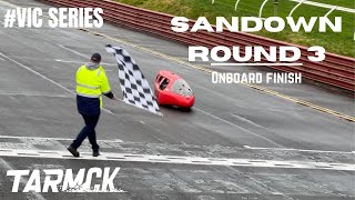 Sandown 7hr 2024 Round 3  Onboard TARMCK Finish [upl. by Nnylimaj257]