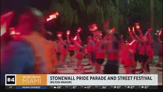 Wilton Manors hosts Stonewall Pride Parade and Street Festival [upl. by Plate]