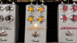 Fender Hammertone Distortion Pedal Demo  No Talking [upl. by Eyahs]