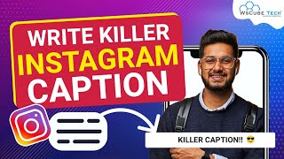 How To Write Engaging Instagram Captions  Instagram Tutorial 🔥 [upl. by Topliffe]