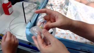 Neonatal resuscitation  setting up the Neopuff tpiece [upl. by Sophia]