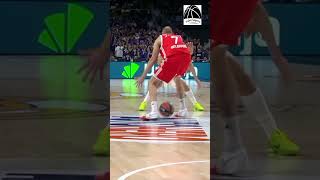 Otra Asistencia de caño de Facu Campazzo a Ndiaye  Real Madrid vs Estrella Roja campazzo euroliga [upl. by Hcir]