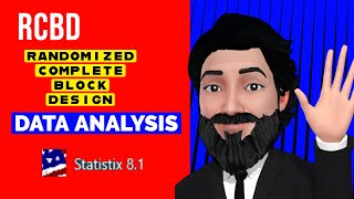 Randomized Complete Block Design RCBD  Data Analysis in Statistix 81 [upl. by Amye]