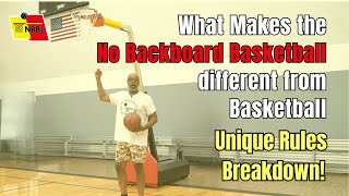 nobackboards What Makes the No Backboard Basketball League Basketball Sport Different [upl. by Ahsaet]