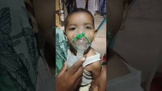 How to Nebulize at home Nebulizer Demo Shorts Baby care com [upl. by Neeluj]