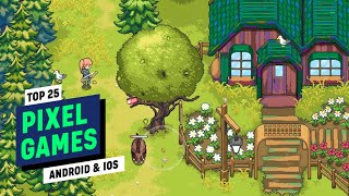 Top 25 Pixel Art RPG Games for Android amp iOS  Best So Far [upl. by Aliab]