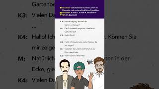 A1A2 DIALOGE zum Lesen amp Hören  Deutsch lernen durch Hören DldH dldh learninggerman [upl. by Ekal23]