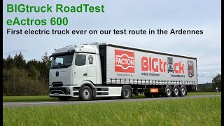 BIGtruck eActros 600 RoadTest [upl. by Muraida]