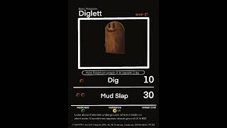 DIGLETT gen1 digitalart procreate art drawing pokemon horror skeleton skull diglett mole [upl. by Bolanger84]