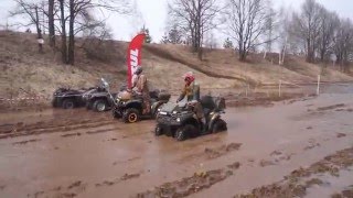 Yamaha grizzly 700 vs Kawasaki Brute Force 750 Непредсказуемый финал класса ATV MAX [upl. by Liggett]