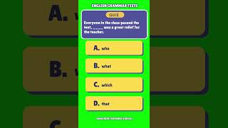 Advanced English Grammar Test  TEST 10 englishgrammar quiz toefl ielts [upl. by Uzial]