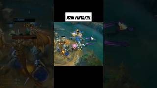 AZIR MID PENTAKILL  AZIR GUIDE S14  LOL MONTAGE  leagueoflegends azir lolgameplay lol [upl. by Cima]